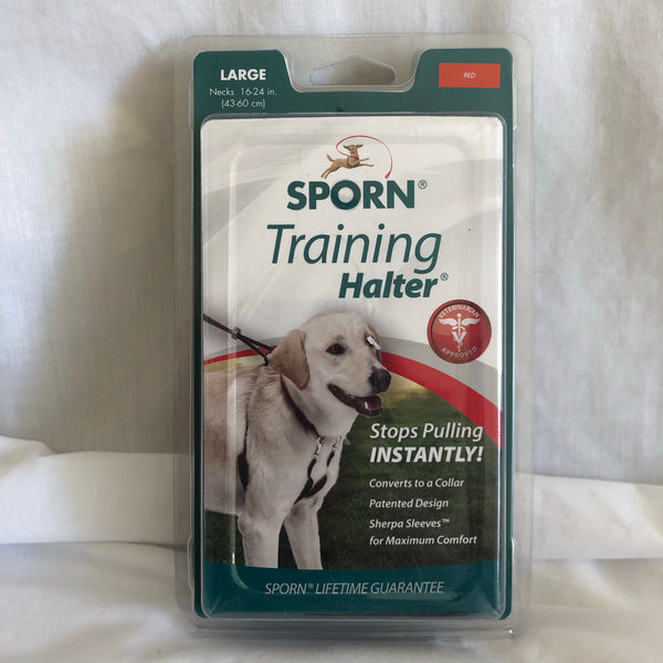 Sporn Training Halter - Red - Size Large