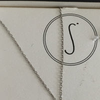 Rae Dunn “S” Initial Sterling Silver Necklace