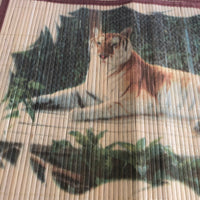 3D Tiger Haven Anniversary Bamboo Placemats Set Of 3