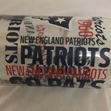 New England Patriots Spirit Print Glass