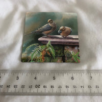 Bird Painting Cardboard Coaster