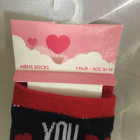 Gertex Valentines Socks- Men’s Size 10-13