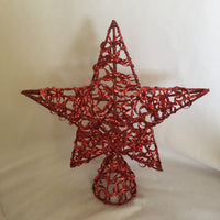 Winter Wonder Lane Metallic Star Tree Topper