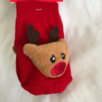 Little Wishes Reindeer Rattle Socks