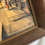 Vintage G. Ducollet Eiffel Tower Painting