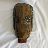 Vintage Handcarved Wooden Guatemala Animal Mask