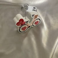 Valentines Photo Clip Bicycle