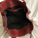 Tod's Burgundy Leather Purse