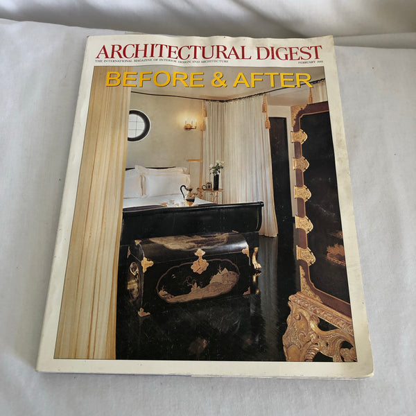 Architectural Digest Magazine - February 2001