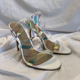 ALDO Strappy Heels - White, Ereadith Style - Women’s Size 8.5