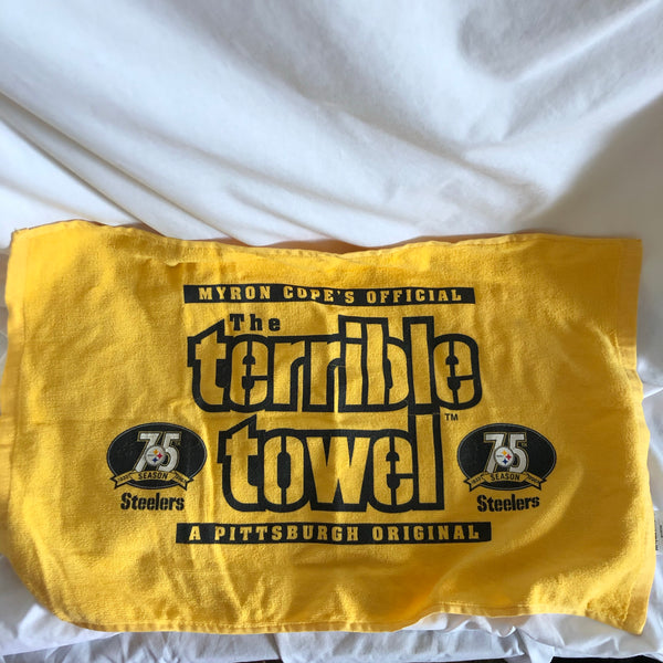 Myron Cope's Official Terrible Towel A Pittsburgh