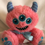 Pink Glitter Sparkle Monster Plush