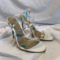 ALDO Strappy Heels - White, Ereadith Style - Women’s Size 7.5