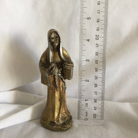 Gold Painted Santa Muerte Statue