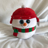 TY Beanie Ballz Icebox Snowman Plush