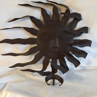 Metal Sun Wall Decor