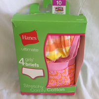 Hanes Ultimate 4 Girls Briefs