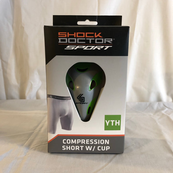 Compression Short with Cup by Shock Doctor - Youth Size