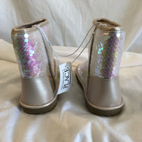 The Children’s Place Pink Sequin Boots - Youth Size 13