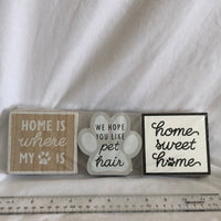 3 Pack of Hanging Signs