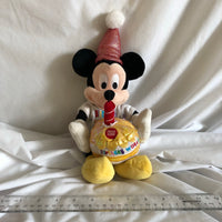 Mickey Mouse Birthday Wishes Plush