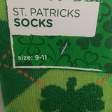 St.Patrick’s Socks Adults Size 9-11