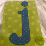 Large Monogram Magnet Letter J