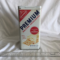 Nabisco Premium Saltine Crackers Tin Canister