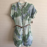 Full Circle Trends Button Up Dress W/ Belt- Size 3X