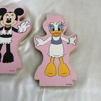 Minnie & Daisy Wood Blocks