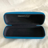 Hard Shell Eyeglass Case & Cleaning Cloth By Glasses USA