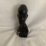 African Wood Carved Man Sculpture