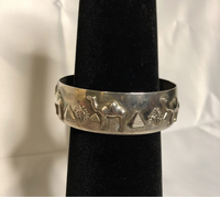 Camel & Pyramid Egypt Cuff Bracelet