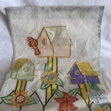 Birdhouse Pattern Garden Flag by Jetmax