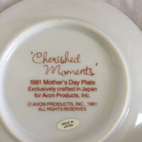 Cherished Moments 1981 Mother’s Day Plate Decor