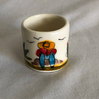 Mini Painted Desert Teacup - Made In Mexico