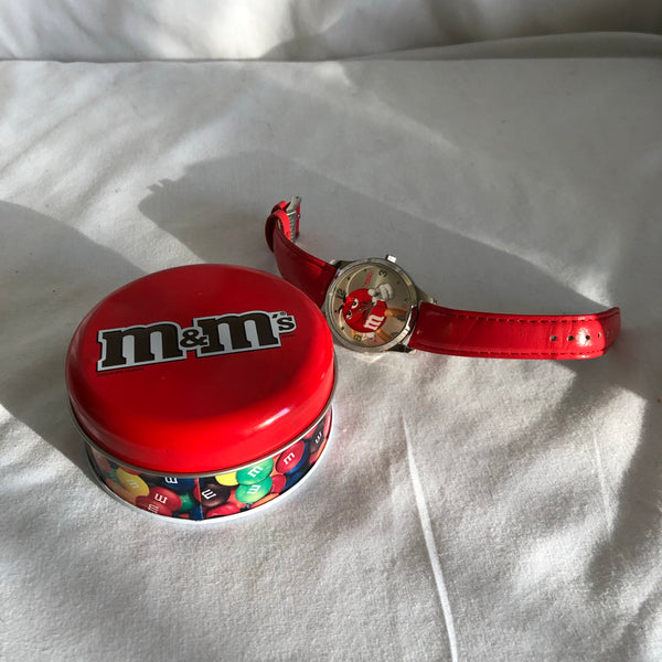 M&M Watch with Tin Case