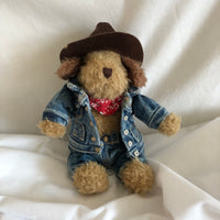 Cowboy Dog With Jean Outfit Plush