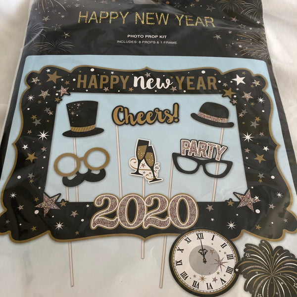 2020 Happy New Year Photo Prop Kit