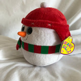 TY Beanie Ballz Icebox Snowman Plush