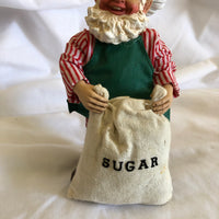 Chef with Sugar Bag Figurine