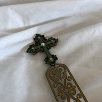 Metal Religious Cross Bookmark