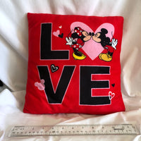 Disney Minnie & Mickey LOVE Pillow