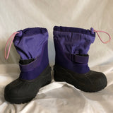 Columbia Purple and Black Weather Boots - Kids Size 13