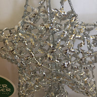 Winter Wonder Lane Metallic Star Tree Topper