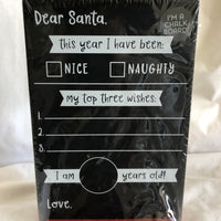 Dear Santa Chalkboard