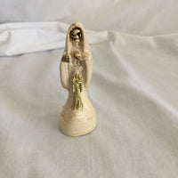 White Painted Santa Muerte Statue