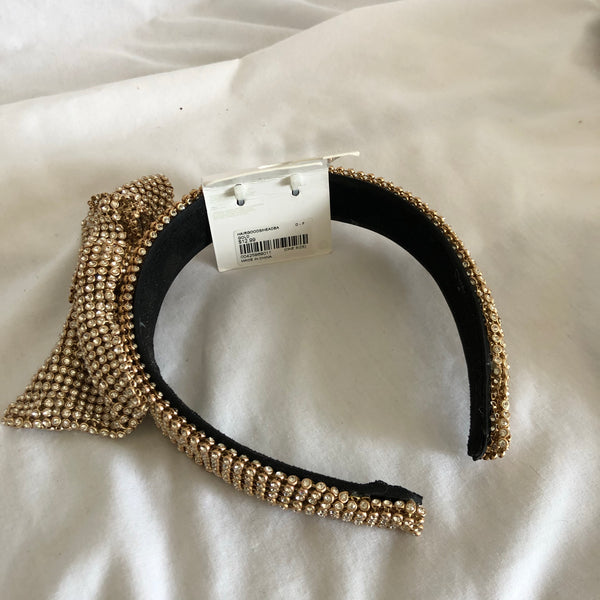 Forever 21 Rhinestone Bow Headband