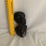 African Wood Carved Man Sculpture