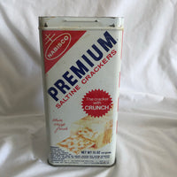 Nabisco Premium Saltine Crackers Tin Canister